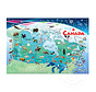 Cobble Hill Canada Map Tray Puzzle 35pcs