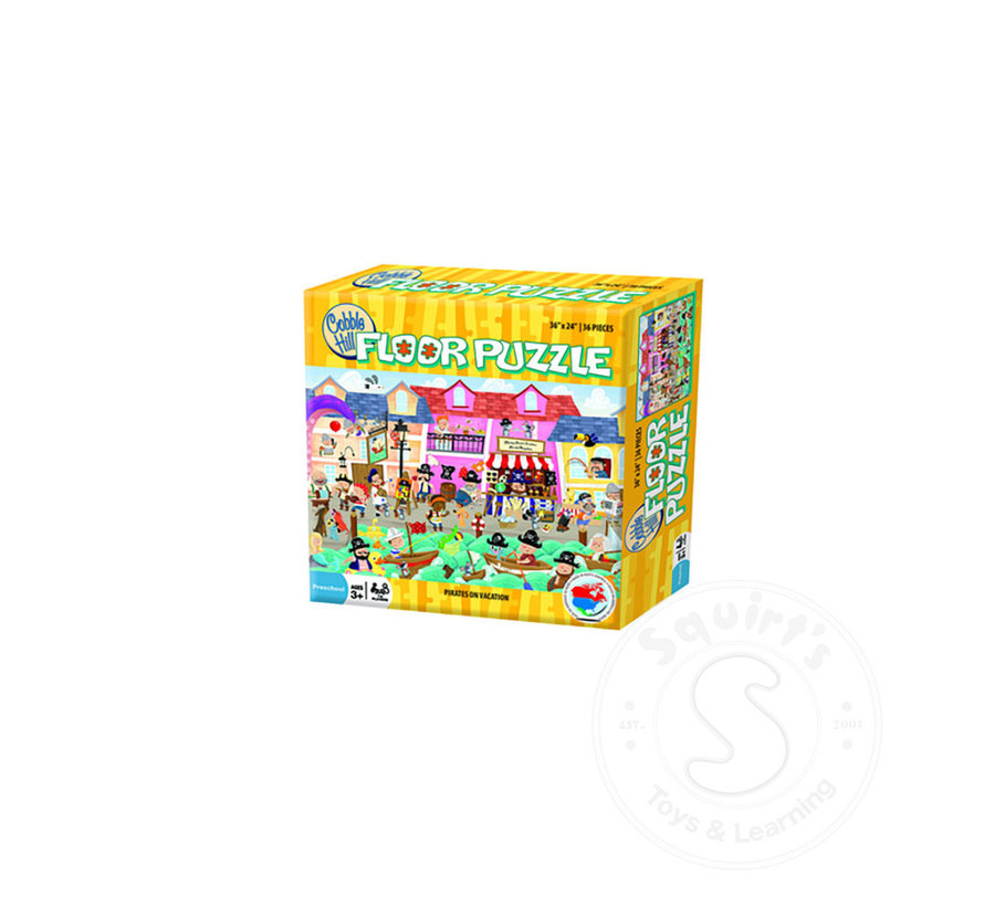 Cobble Hill Pirates on Vacation Floor Puzzle 36pcs