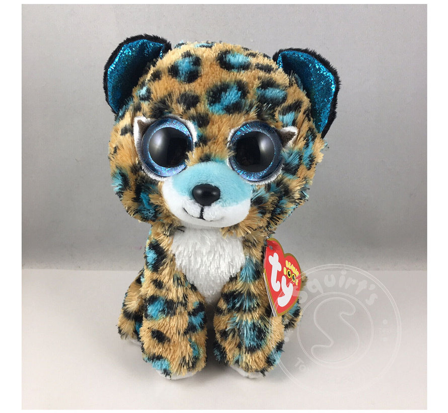 TY Beanie Boos Cobalt Leopard Reg