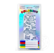 Color-In-Socks Tractor Zone