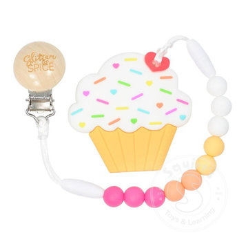 Glitter & Spice Teether - Cupcake