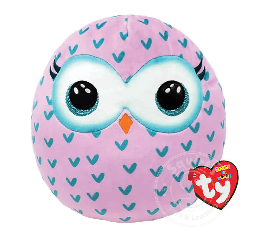 TY Squish-A-Boos Winks (owl) 14”