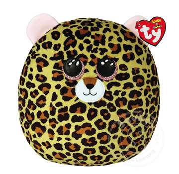 TY TY Squish-A-Boos Livvie Leopard 10”