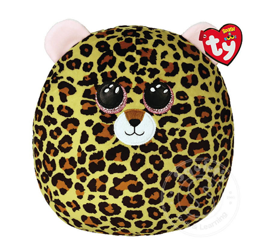 TY Squish-A-Boos Livvie Leopard 10”