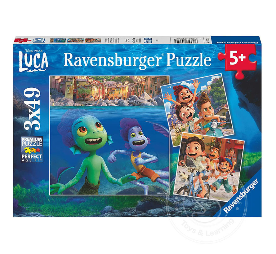 Ravensburger Disney Pixar: Luca Puzzle 3 x 49pcs