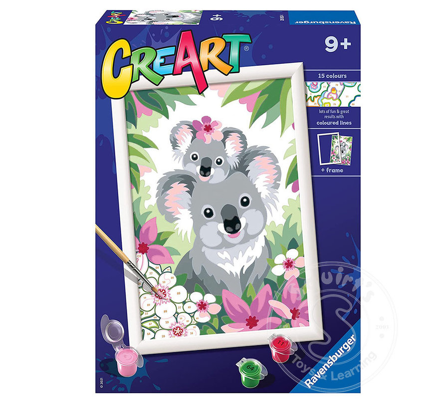 CreArt Paint by Numbers - Koala Cuties