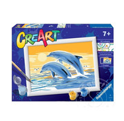 Ravensburger CreArt Paint by Numbers - Delightful Dolphins