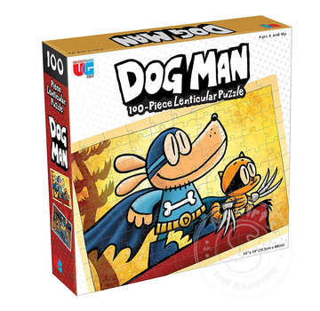 Eurographics University Games DogMan Adventures Lenticular Puzzle 100pcs