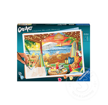 Ravensburger CreArt Paint by Numbers - Cozy Cabana - retired