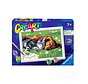 CreArt Paint by Numbers - Sleeping Cat and Dog