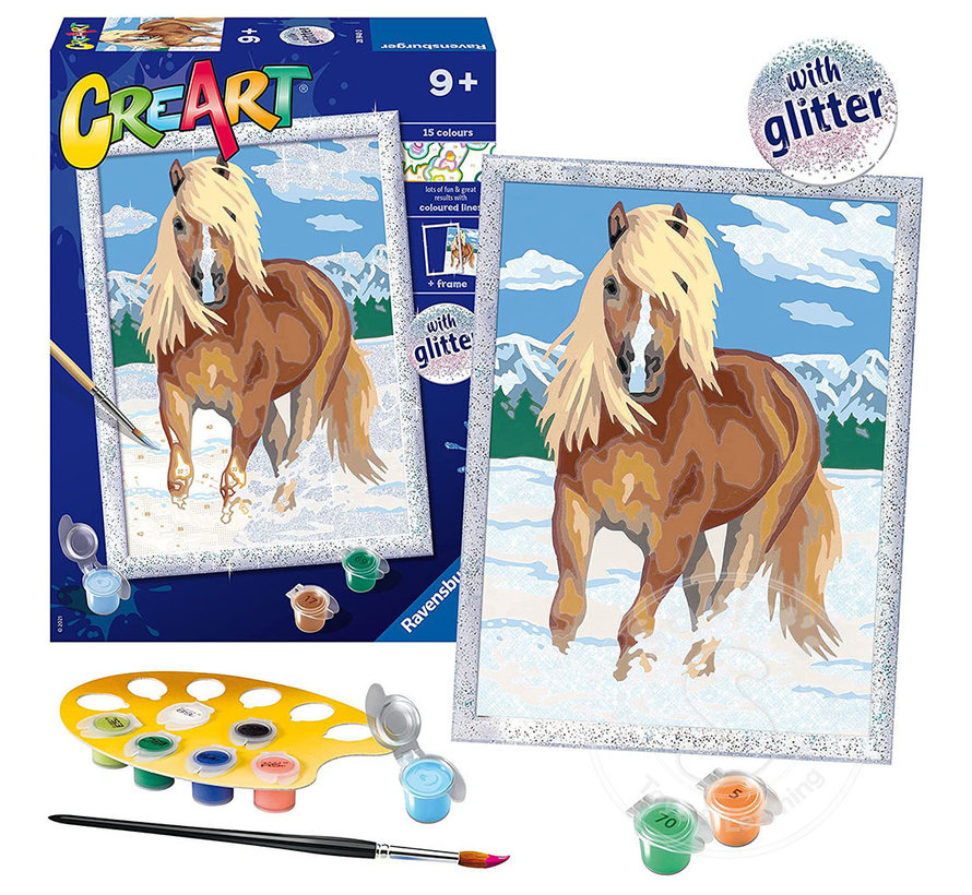 CreArt Paint by Numbers - The Royal Horse