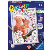 Ravensburger CreArt Paint by Numbers - Spring Squirrel - Retired