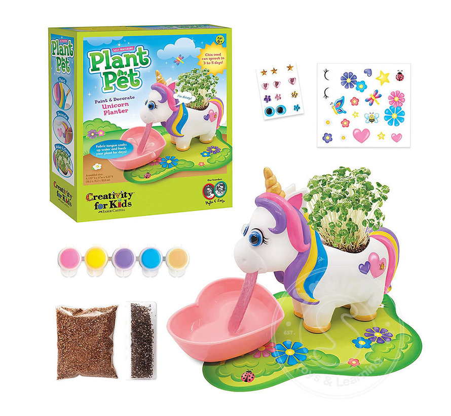 Creativity for Kids Self-Watering Plant Pet Unicorn