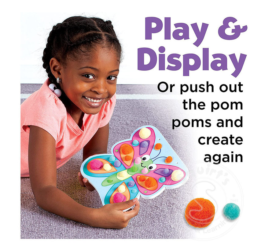 Creativity for Kids Sensory Pom Pom Pictures - Garden