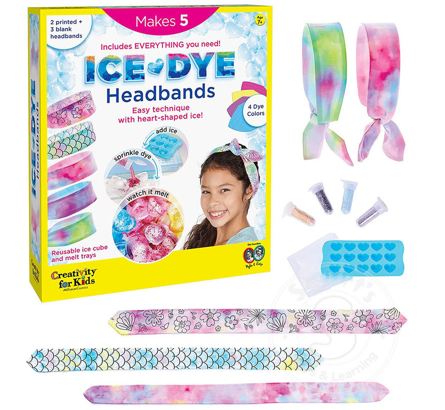 Creativity for Kids Ice Dye Headbands