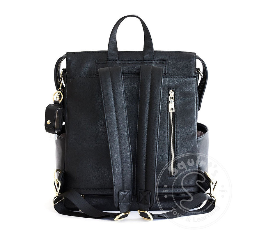 FINAL SALE Mini Totem Cindy Multifunction Bag - Black Vegan Leather