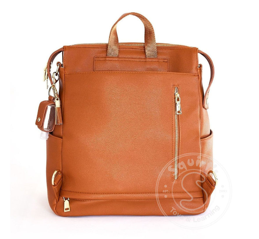 FINAL SALE Mini Totem Cindy Multifunction Bag - Caramel Vegan Leather