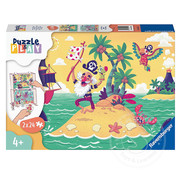 Ravensburger Ravensburger Puzzle & Play - Pirate Adventure - 2 x 24pcs