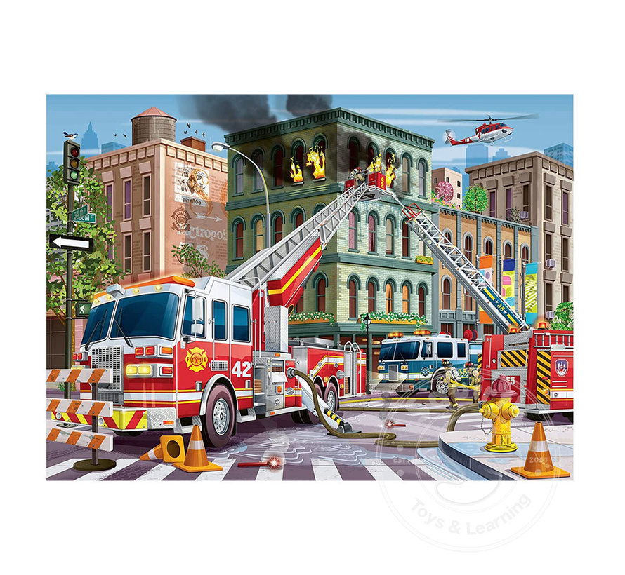 Ravensburger Fire Truck Rescue Puzzle 100pcs XXL