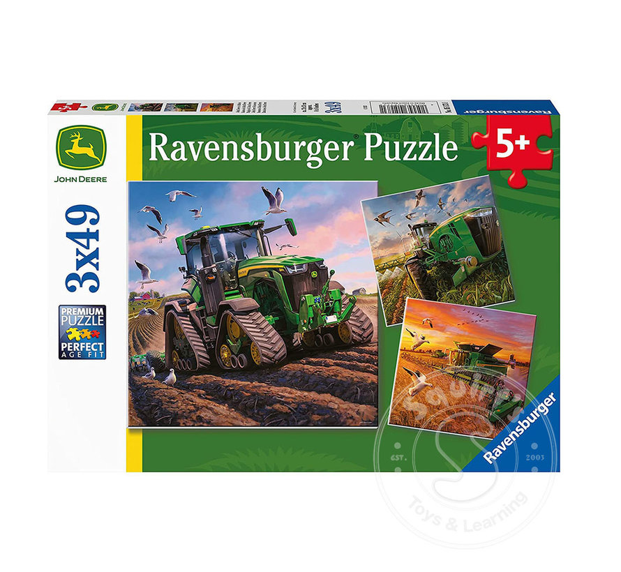 Ravensburger John Deere: Seasons of John Deere Puzzle 3 x 49pcs