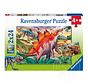 Ravensburger Jurassic Wildlife Puzzle 2 x 24pcs