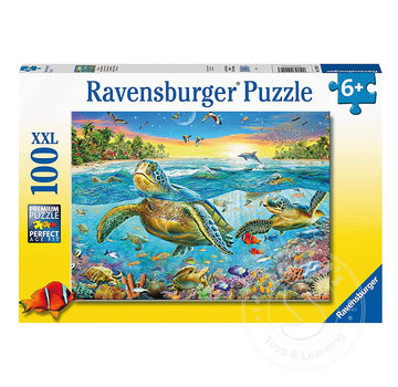 Ravensburger Ravensburger Swim with the Sea Turtles Puzzle 100pcs XXL