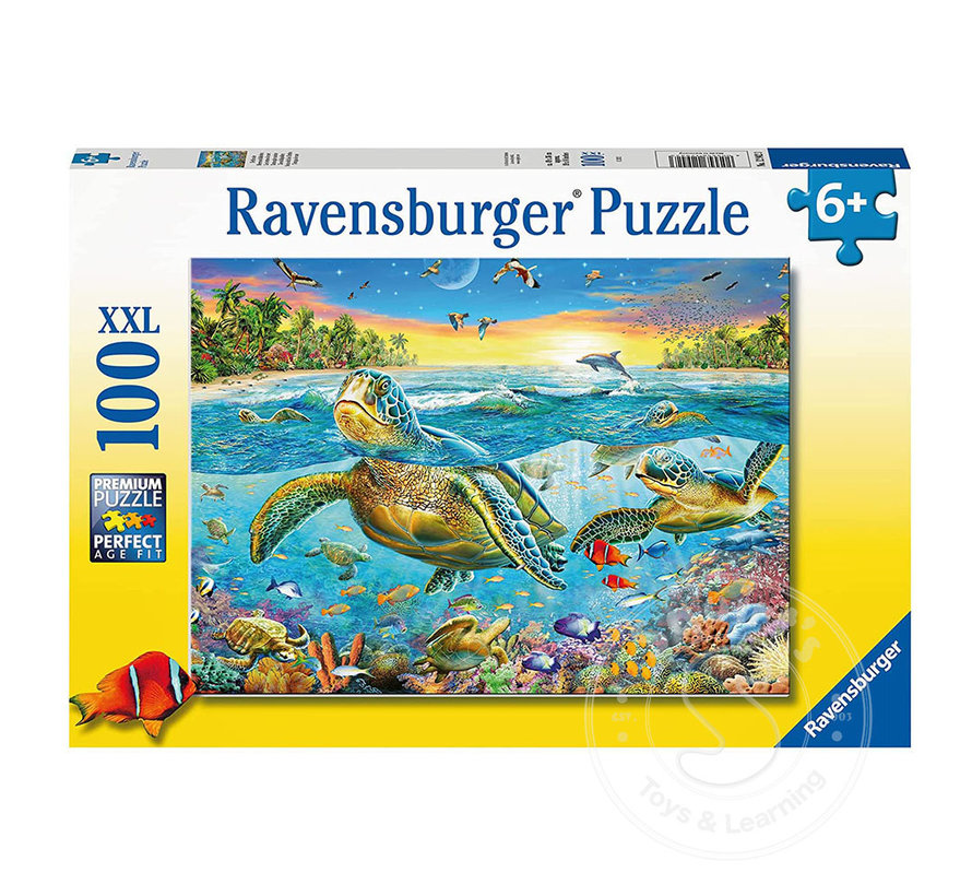 Ravensburger Swim with the Sea Turtles Puzzle 100pcs XXL