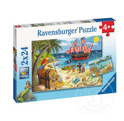 Ravensburger Ravensburger Pirates and Mermaids Puzzle 2 x 24pcs