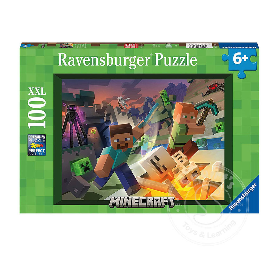 Ravensburger Monster Minecraft Puzzle 100pcs XXL