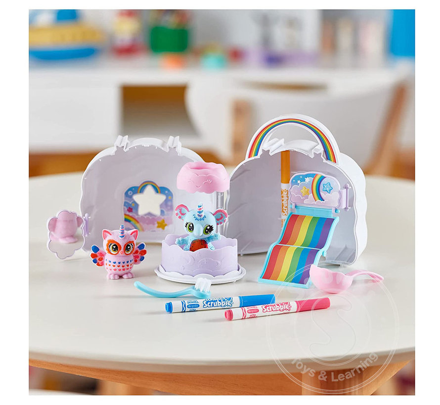 Crayola Scribble Scrubbie Rainbow Cloud Play