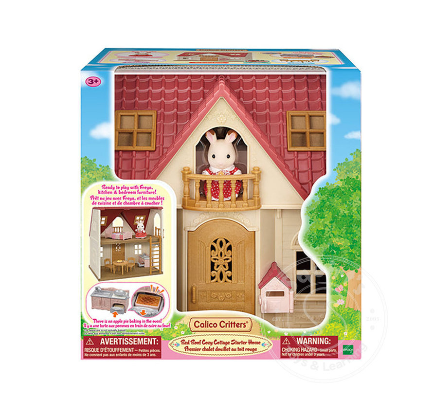 Calico Critters Red Roof Cozy Cottage Starter Home