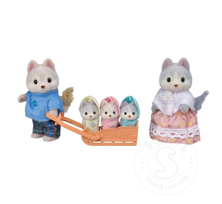 Calico Critters Husky Family