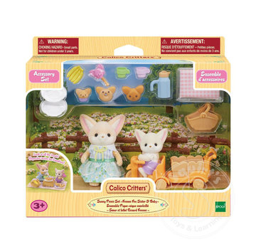 Calico Critters Calico Critters Sunny Picnic Set - Fennec Fox Sister & Baby