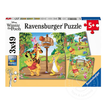 Ravensburger Ravensburger Disney Winnie the Pooh Sports Day Puzzle 3 x 49pcs