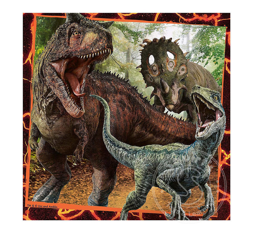 Ravensburger Jurassic World: Instinct to Hunt Puzzle 3 x 49pcs