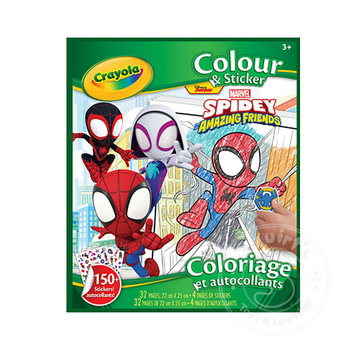 Crayola Crayola Spidey & Friends Colour and Sticker
