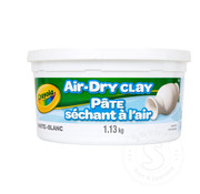 Crayola Crayola Air Dry Clay, 1.13 kg bucket - White