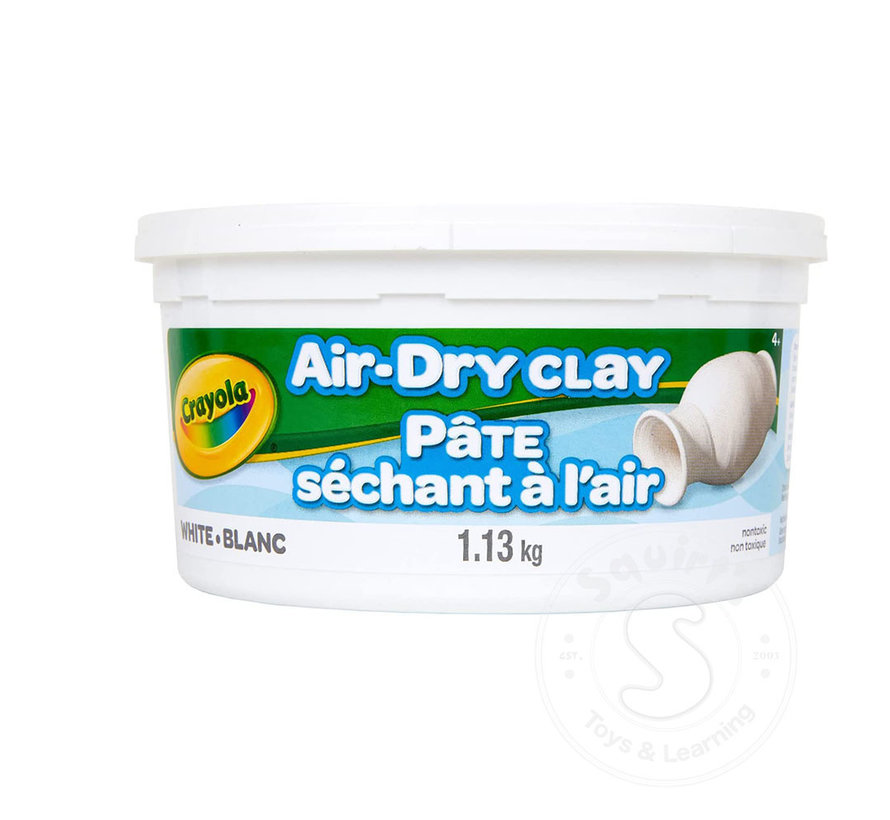 Crayola Air Dry Clay, 1.13 kg bucket - White