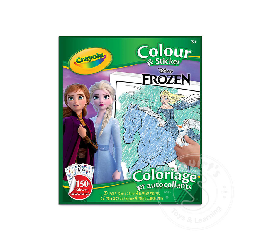 Crayola Frozen 2 Colour and Sticker