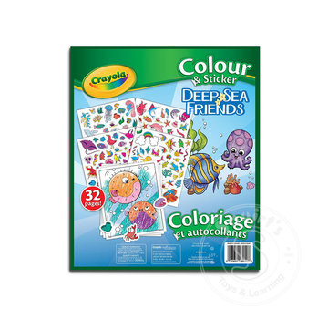 Crayola Crayola Colour and Sticker - Deep Sea Friends