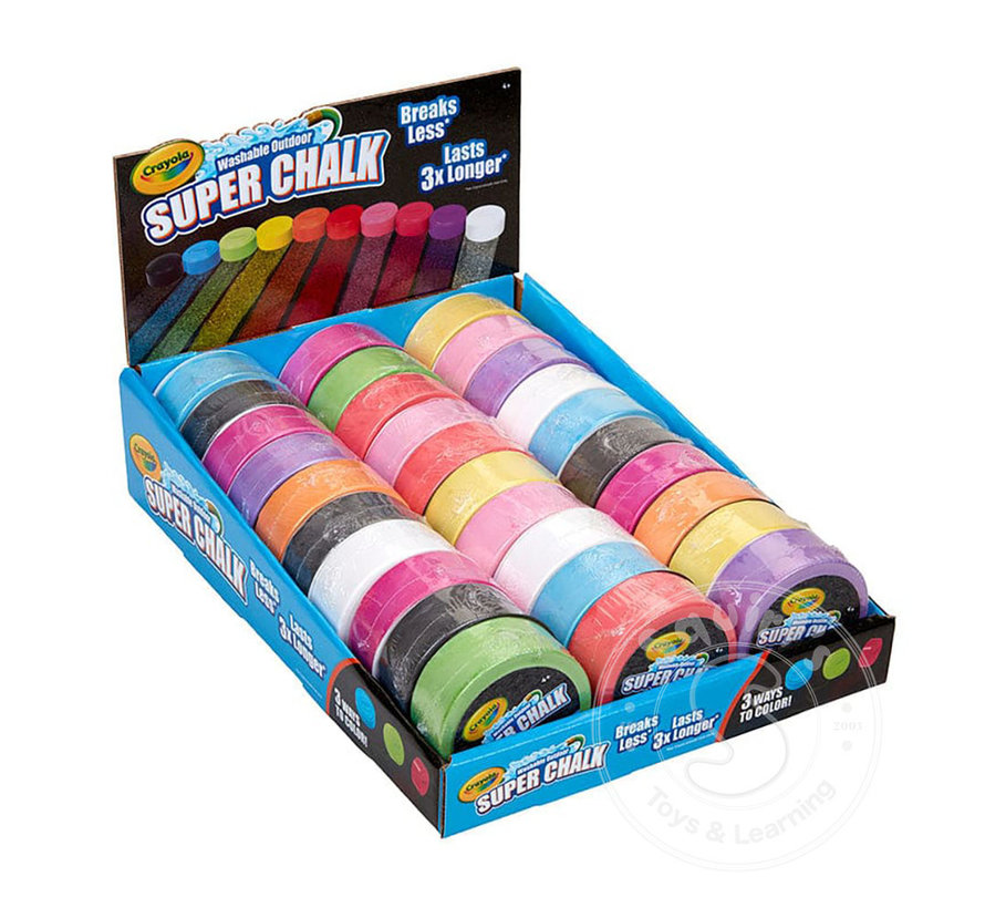 Crayola Washable Sidewalk Super Chalk
