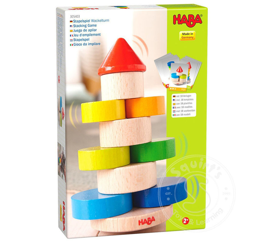 Haba Wobbly Stacking Tower Game