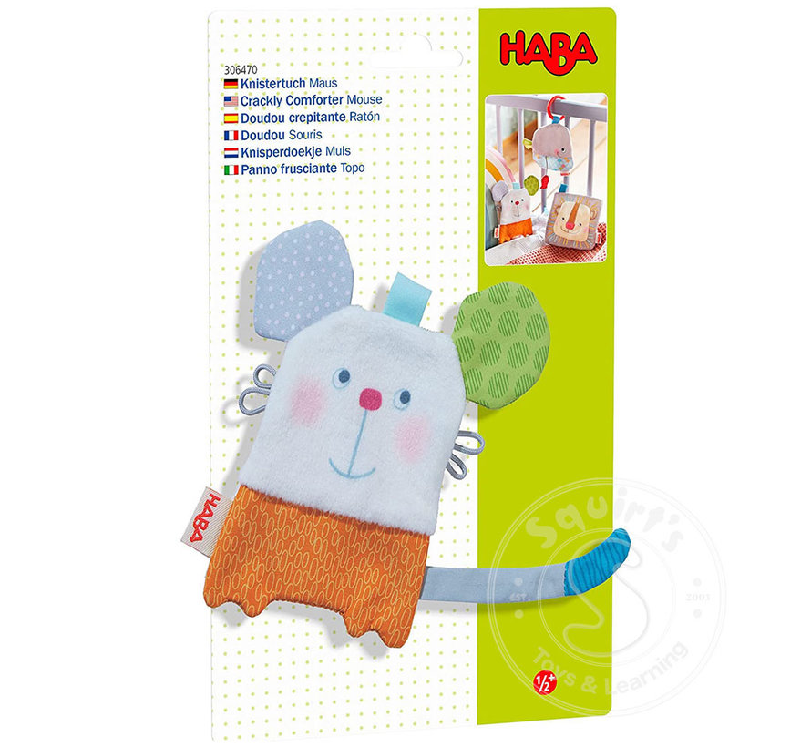 Haba Mouse Crackly Comforter