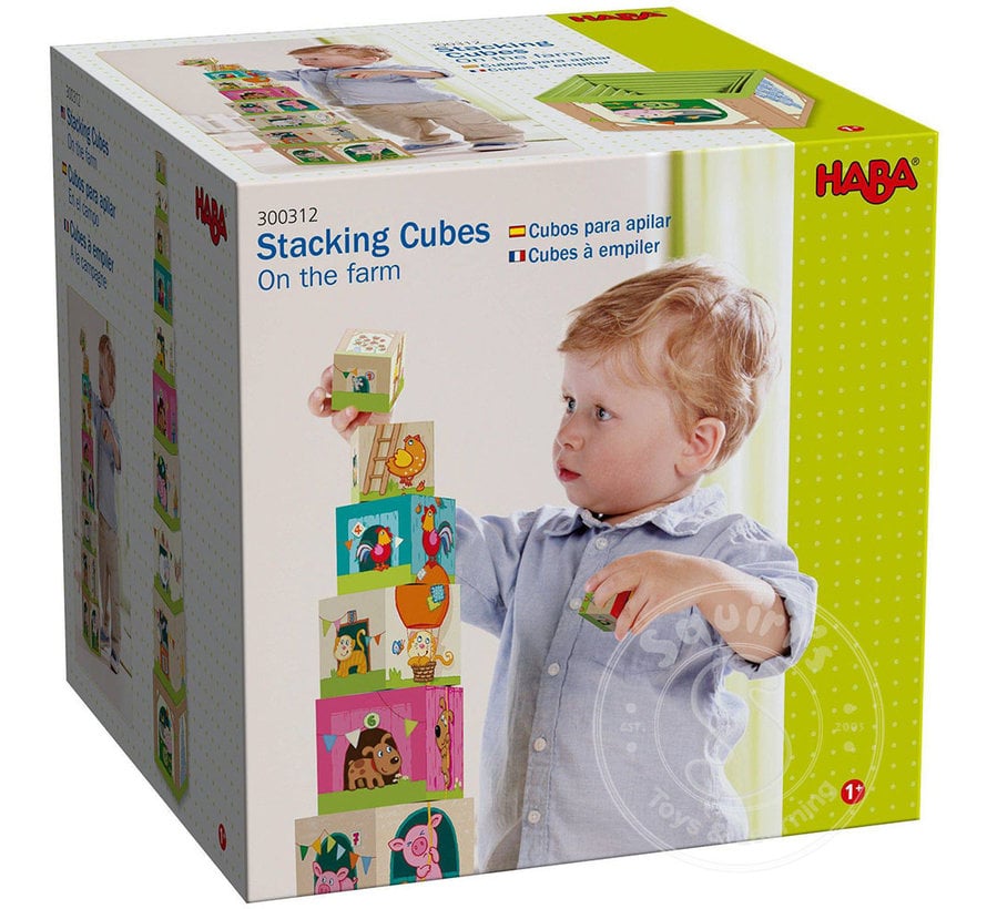 Haba On the Farm Stacking Cubes