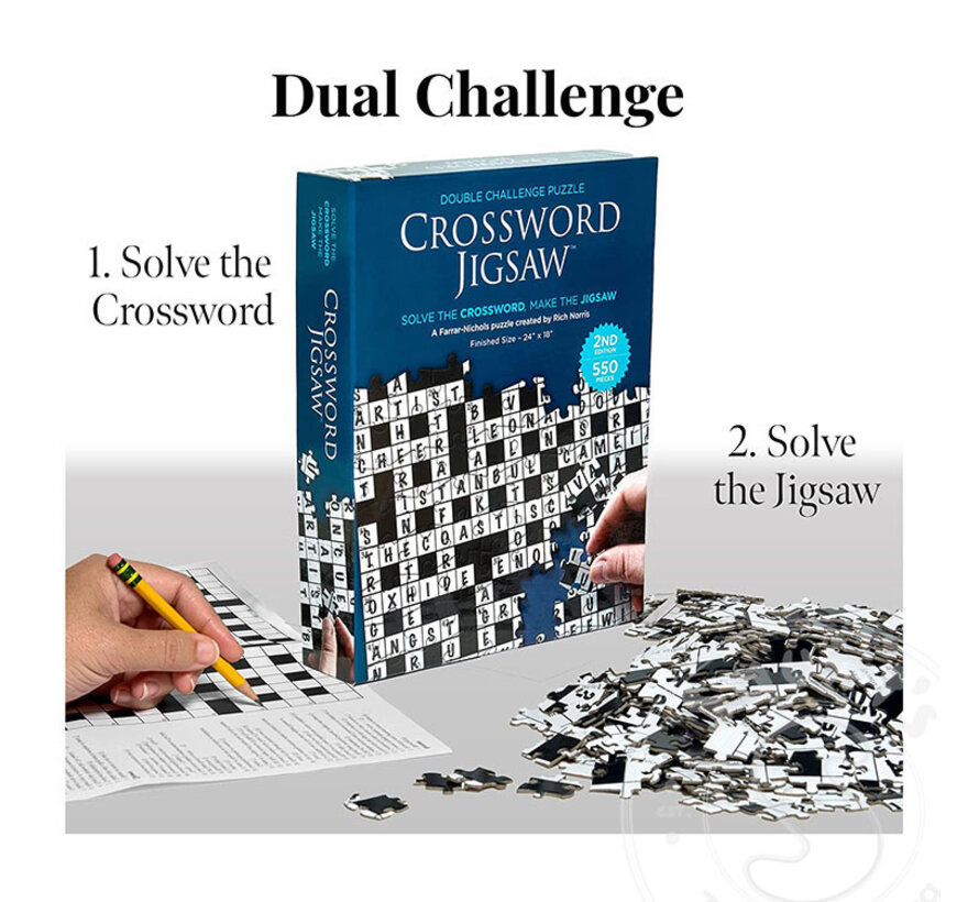 Crossword Jigsaw 2nd Edition Puzzle 550pcs