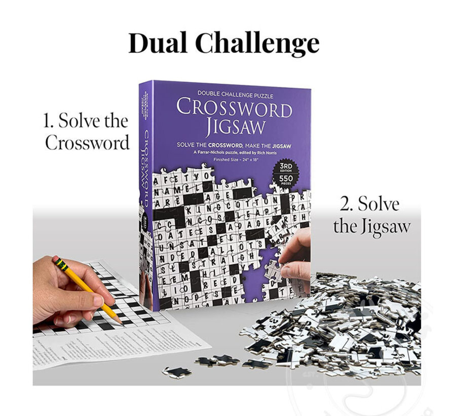 Crossword Jigsaw 3rd Edition Puzzle 550pcs