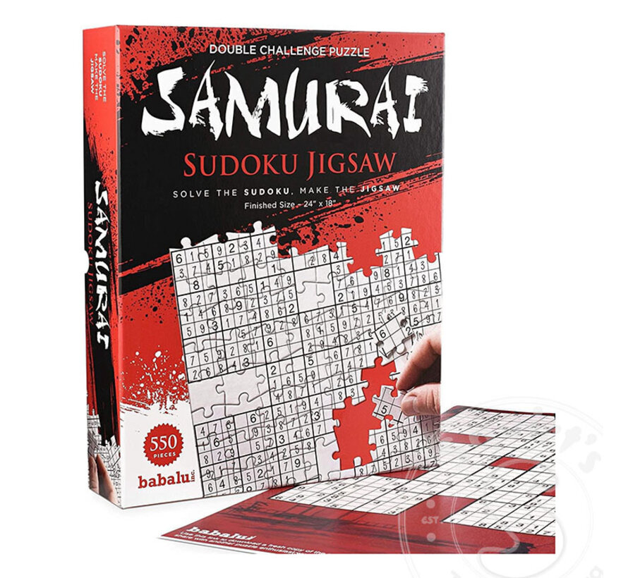 Samurai Sudoku Jigsaw Puzzle 550pcs