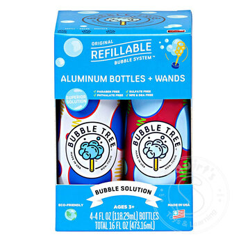 Bubble Tree Refillable Bubble Solution 4oz Bubbles (2 pack)