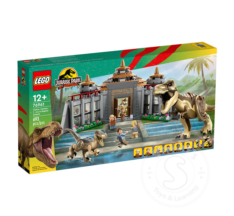 LEGO® Jurassic World: Visitor Center: T Rex & Raptor Attack