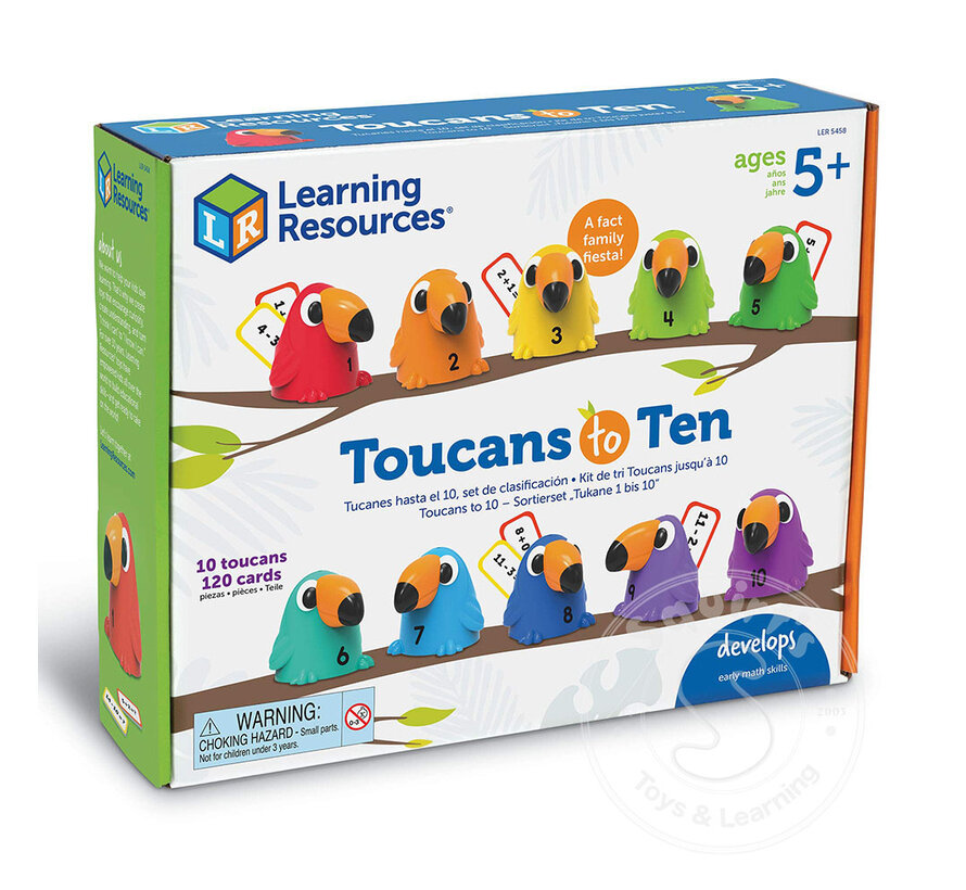 Toucans to Ten Sorting Set